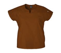 CappuccinoShort Sleeve Raglan Top With Side Seam Pockets Scrubs